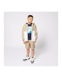 T-shirt manches courtes avec logo en coton - Bleu Cargo