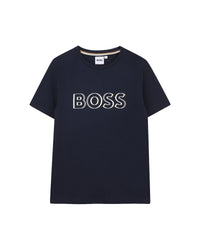 T-shirt manches courtes en coton - Bleu Cargo