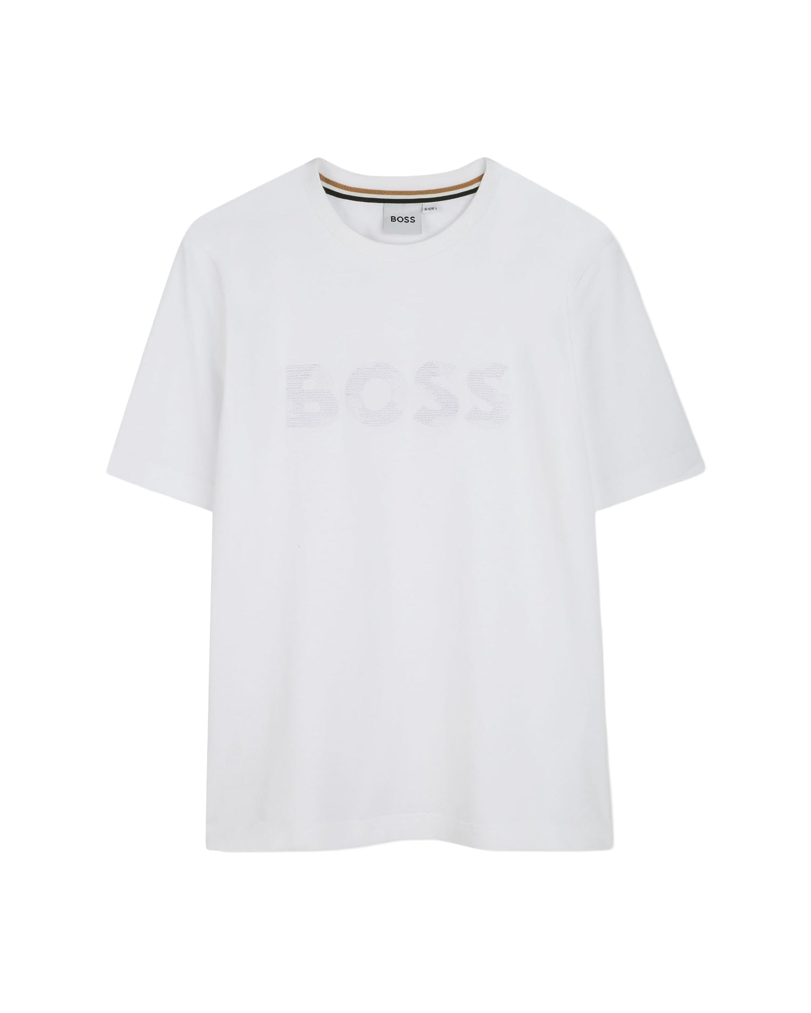 T-shirt manches courtes avec logo en coton - Blanc
