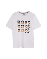 T-shirt manches courtes en coton - Blanc