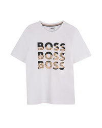 T-shirt manches courtes en coton - Blanc