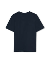Short-sleeved cotton T-shirt - Cargo Blue