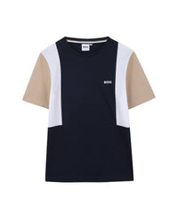 T-shirt manches courtes avec logo en coton - Bleu Cargo