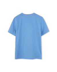 Short-sleeved cotton T-shirt - Girblue