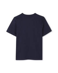 T-shirt manches courtes avec logo en coton - Bleu Cargo