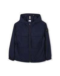 Coupe-Vent A Capuche - Bleu Cargo