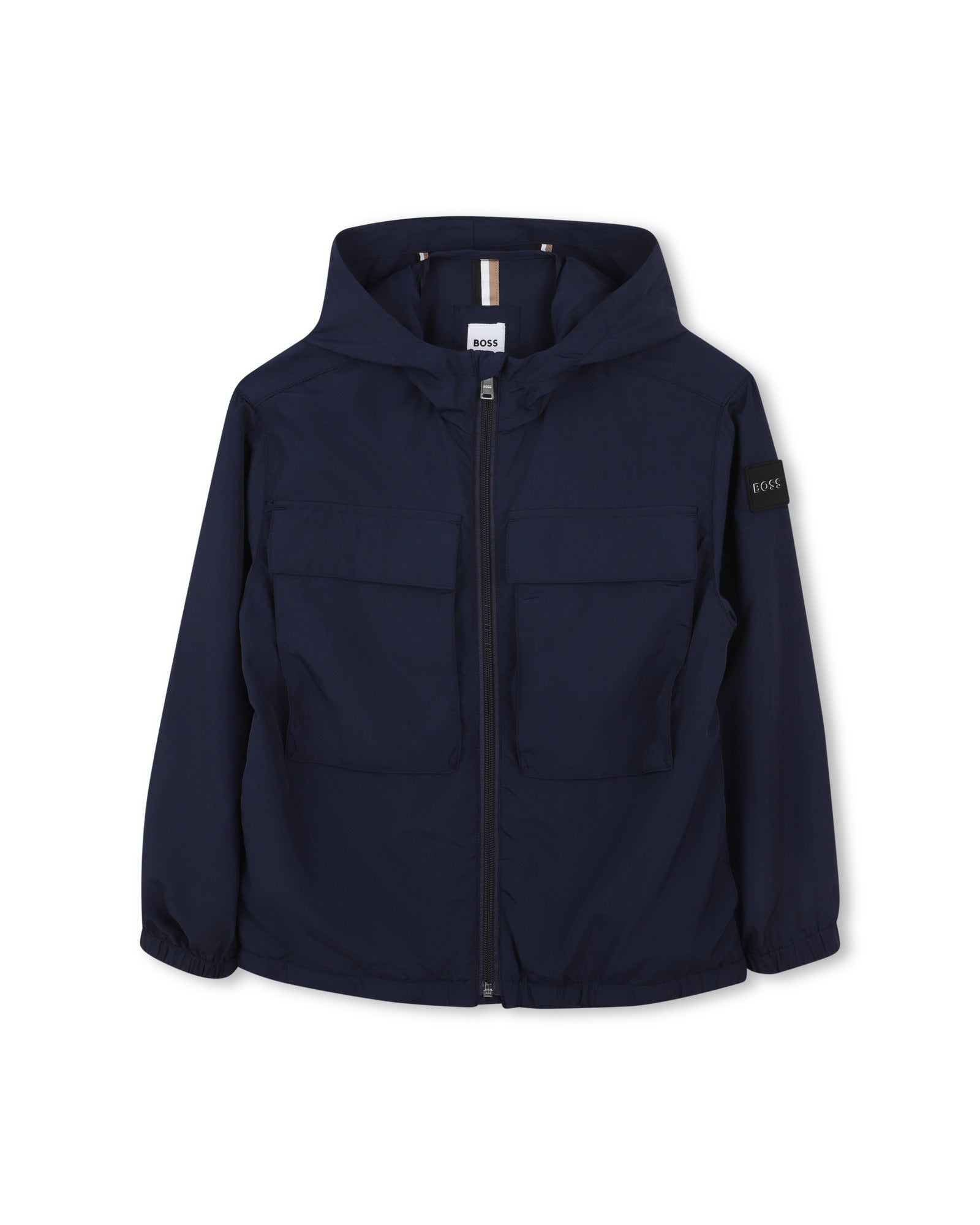 Coupe-Vent A Capuche - Bleu Cargo