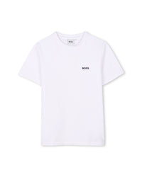 Lot de 2 t-shirts en coton - Ciel Blanc