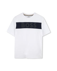 Ensemble t-shirt bermuda en coton - Blanc