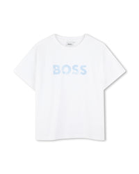 Ensemble t-shirt bermuda en coton - Blanc
