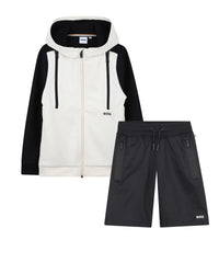 Set with cotton logo - Black