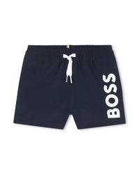 Short de bain en velours - Bleu Cargo