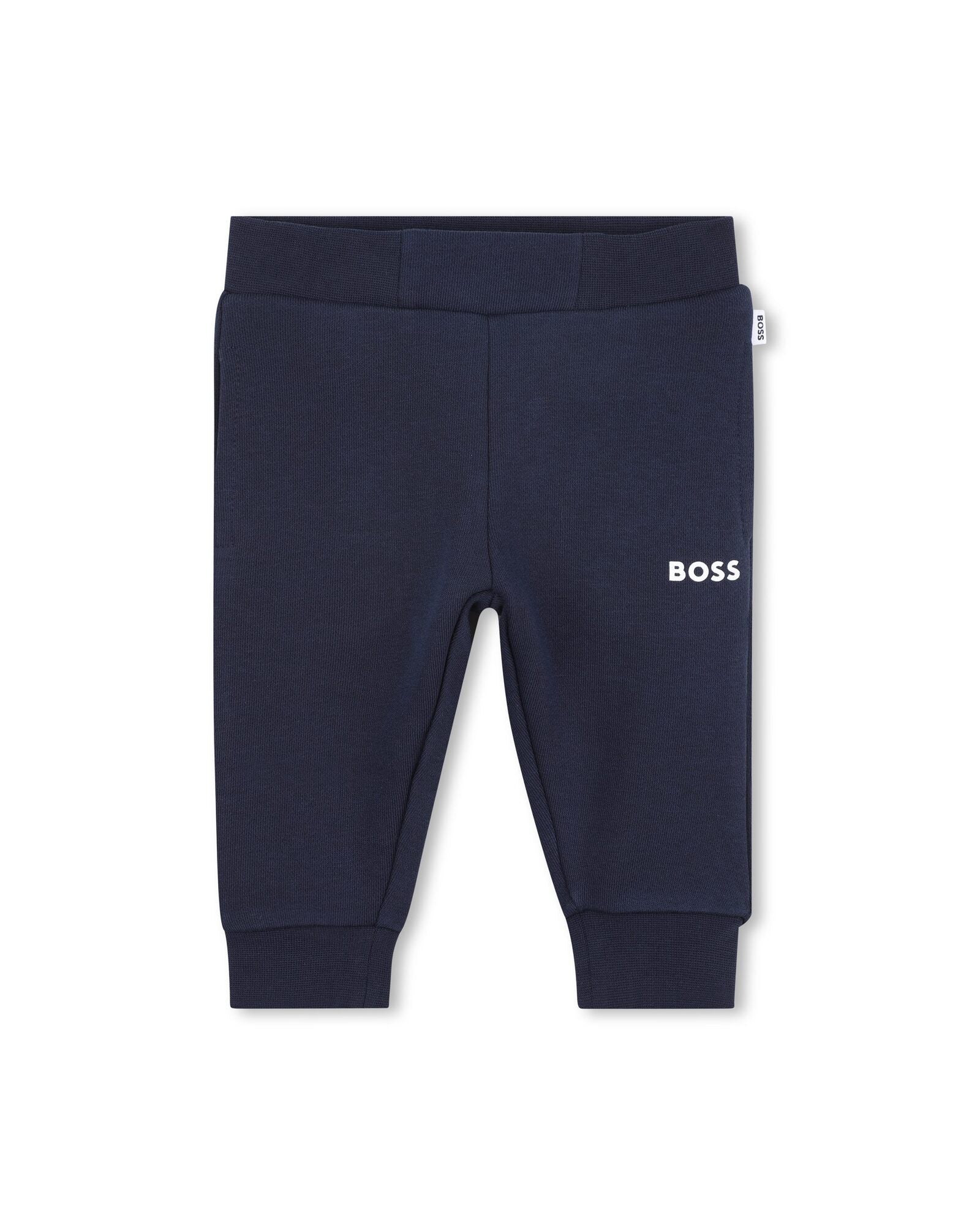 Pantalon jogging avec logo en coton - Bleu Cargo