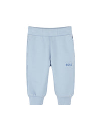 Pantalon jogging avec logo en coton - Persian Blue
