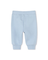 Pantalon jogging avec logo en coton - Persian Blue