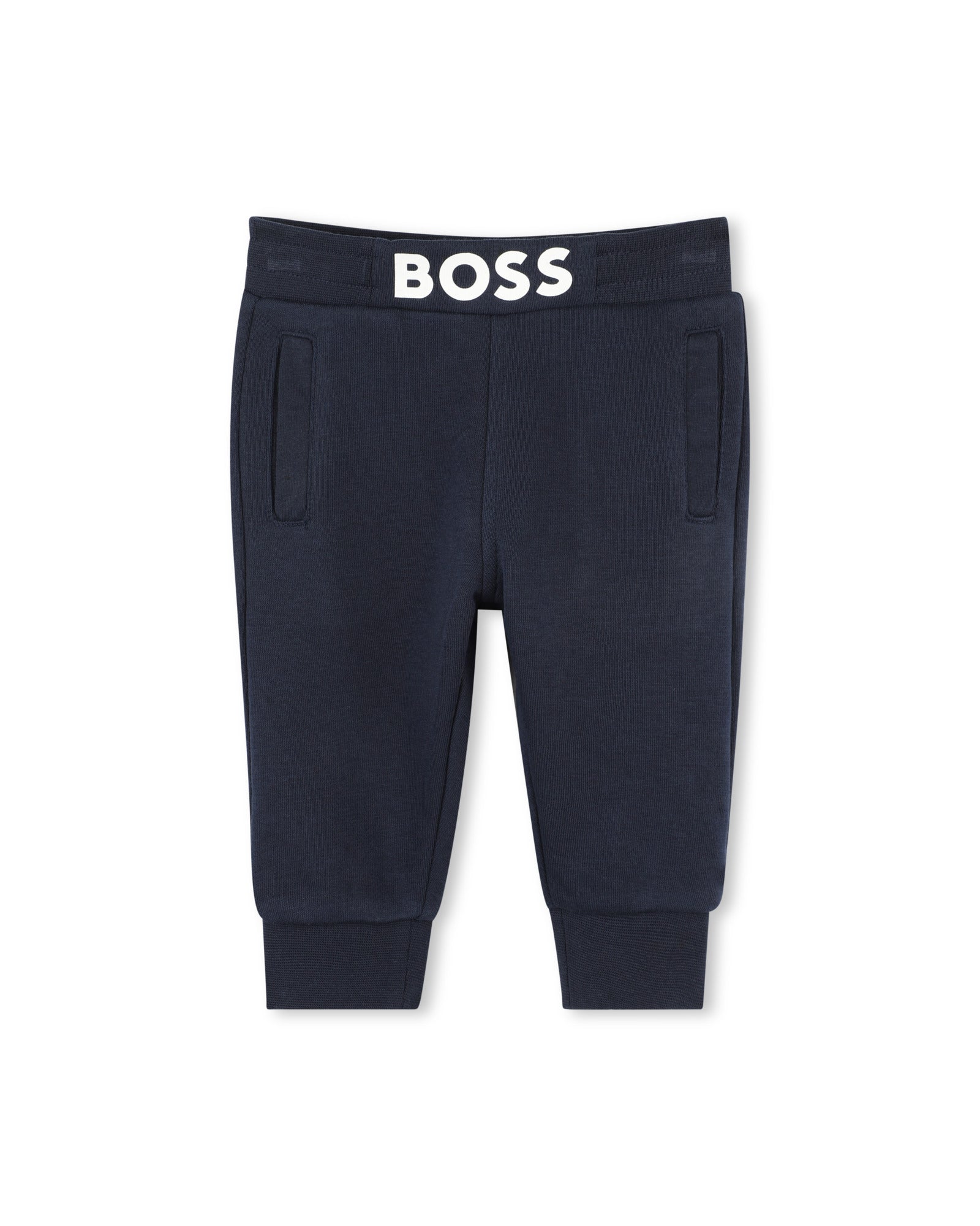 Cotton jogging trousers - Cargo blue