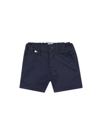Short chino en coton - Bleu Cargo