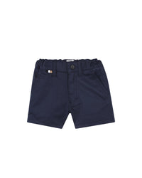 Cotton chino shorts - Cargo blue