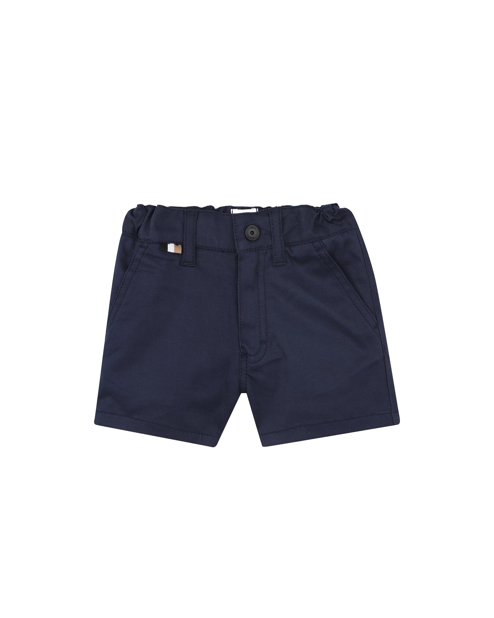Cotton chino shorts - Cargo blue