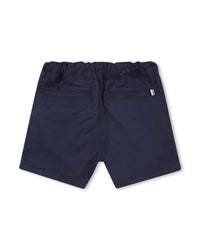 Cotton chino shorts - Cargo blue