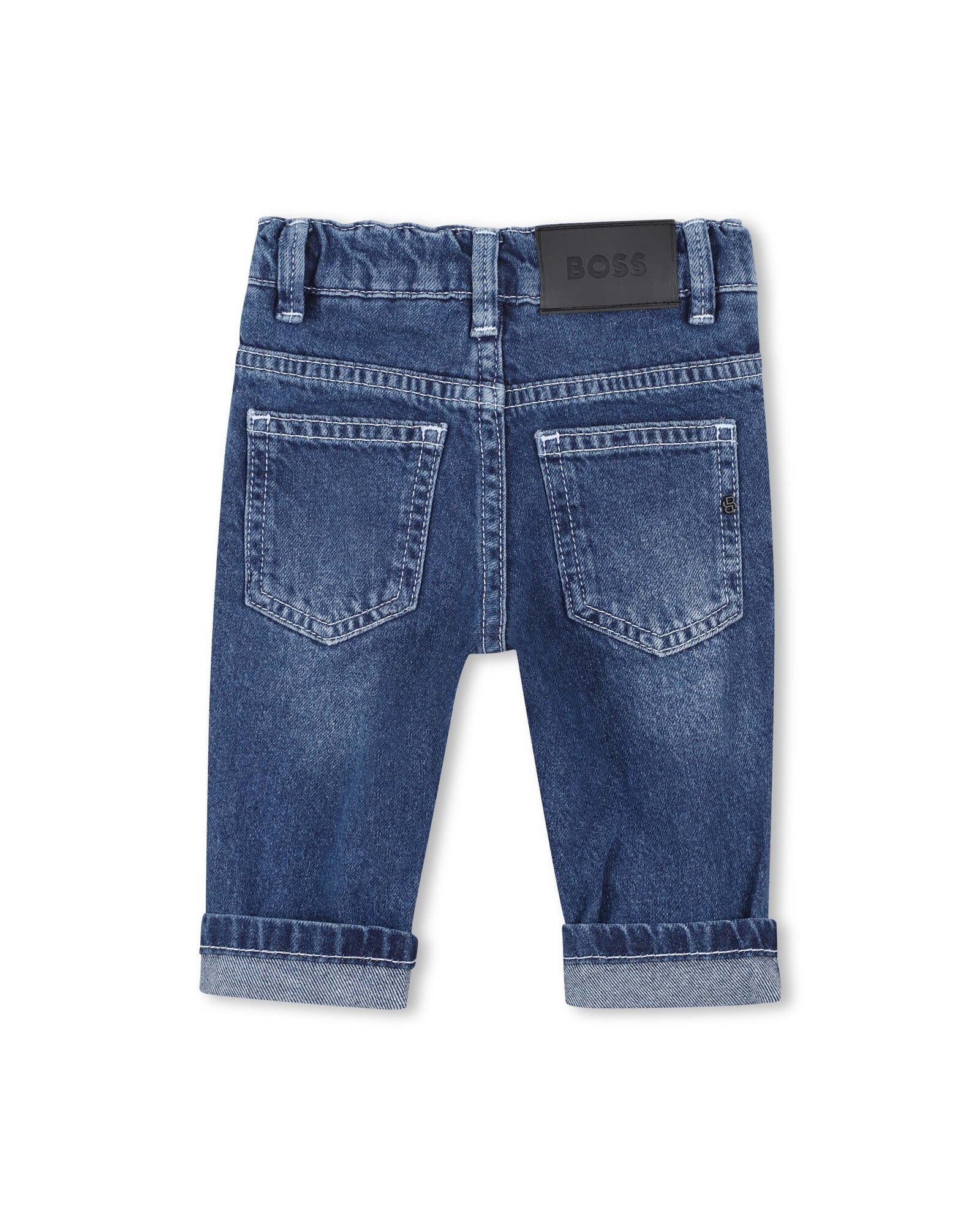 Pantalon avec logo en denim - Stone Pulver
