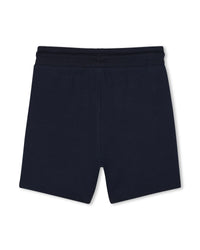 Cotton logo shorts - Cargo Blue