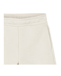 Short avec logo en coton - Vanille