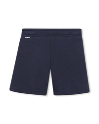 Short avec logo en coton - Bleu Cargo