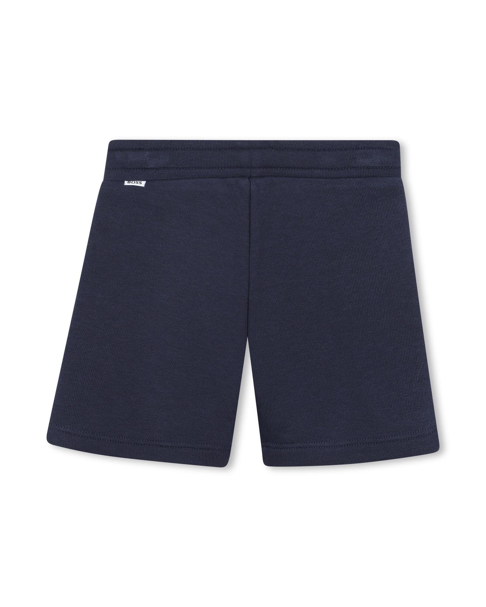 Short avec logo en coton - Bleu Cargo