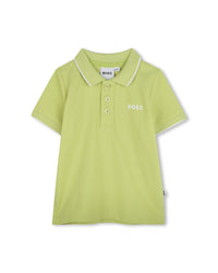Polo manches courtes avec logo en coton - Apple