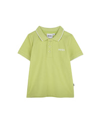 Polo manches courtes avec logo en coton - Apple