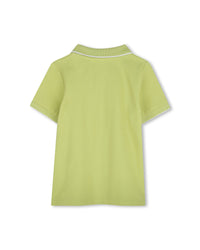 Polo manches courtes avec logo en coton - Apple