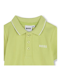 Polo manches courtes avec logo en coton - Apple