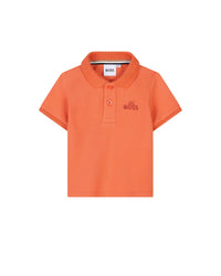 Short-sleeved polo shirt with cotton logo - Mango