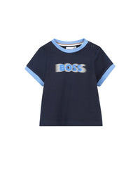 T-shirt manches courtes en coton - Bleu Cargo