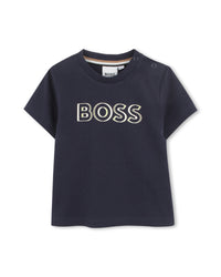 T-shirt manches courtes en coton - Bleu Cargo