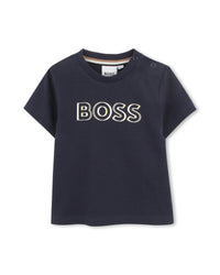 T-shirt manches courtes en coton - Bleu Cargo