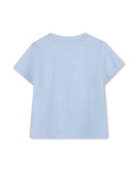T-shirt manches courtes en coton - Persian Blue