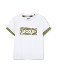 T-shirt manches courtes en coton - Blanc