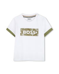 T-shirt manches courtes en coton - Blanc