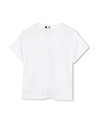 T-shirt manches courtes avec logo en coton - Blanc