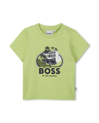 T-shirt manches courtes avec logo en coton - Apple