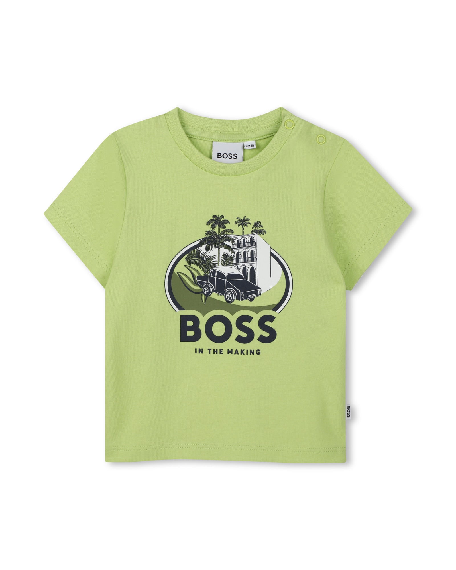 T-shirt manches courtes avec logo en coton - Apple