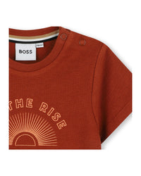 T-shirt manches courtes avec logo en coton - Crunch