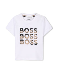 Short-sleeved cotton T-shirt - White