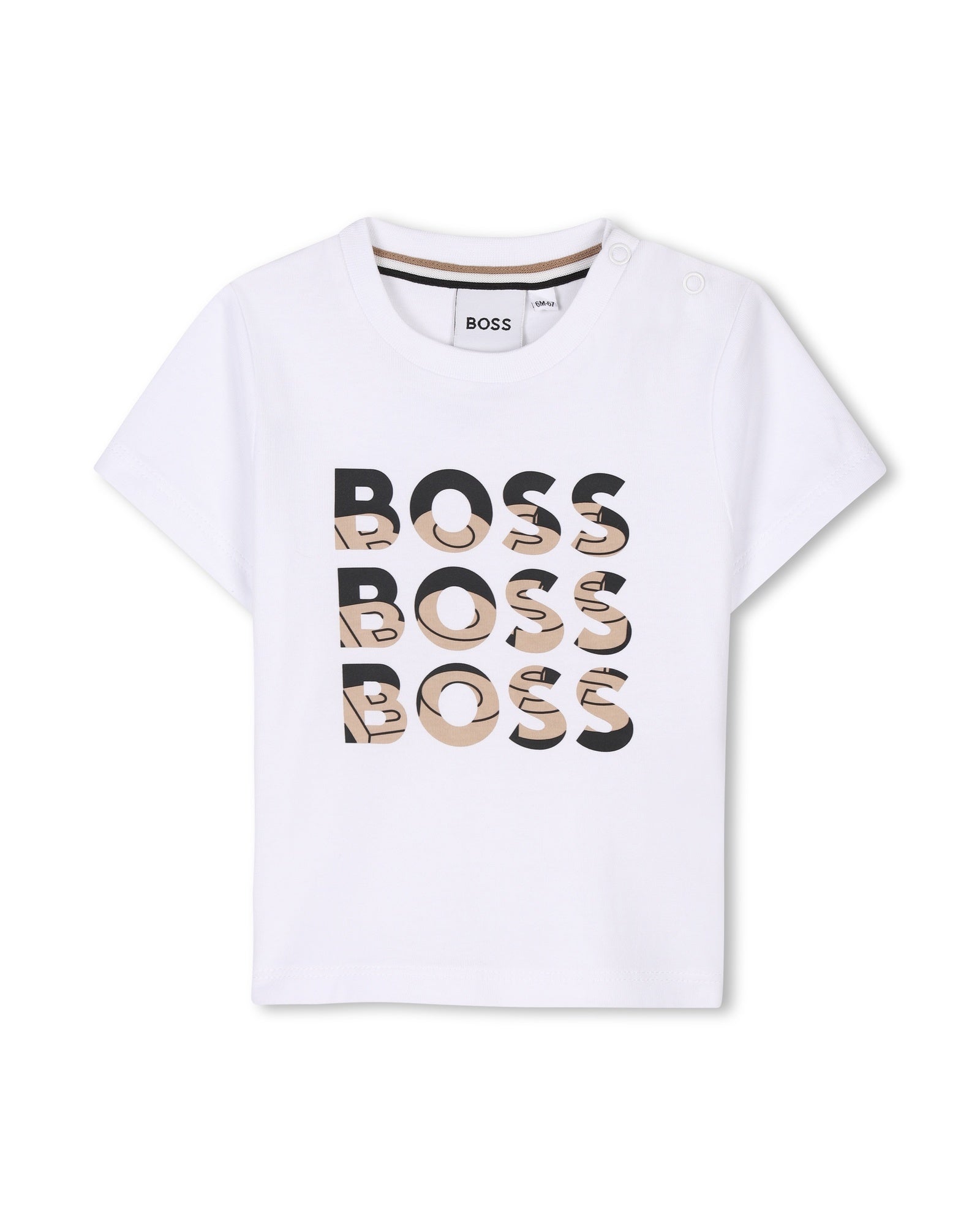 Short-sleeved cotton T-shirt - White