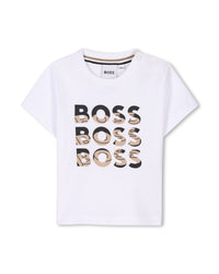 T-shirt manches courtes en coton - Blanc