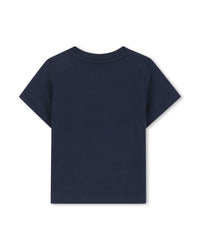 T-shirt manches courtes en coton - Bleu Cargo