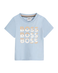 T-shirt manches courtes en coton - Persian Blue