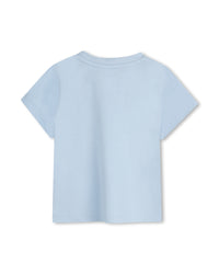 T-shirt manches courtes en coton - Persian Blue